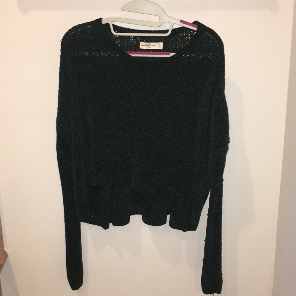 Abercrombie knit green sweater